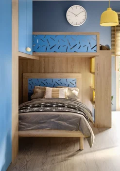 Letto una piazza e mezzo Jerry linea Colorfull disponibile in varie colorazioni