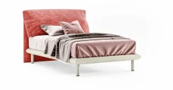 Letto una piazza e mezzo Maicol con testiera imbottita linea Colorfull disponibile in 3 versioni