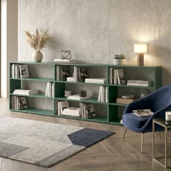 Libreria Bassa Moderna - Colori e Finiture Personalizzabili