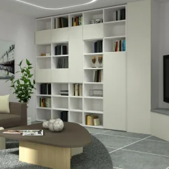 Libreria giorno moderna modulare