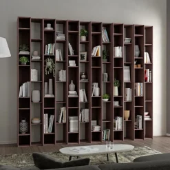 Libreria modulare Net linea Contact disponibile in 2 misure e 30 colori