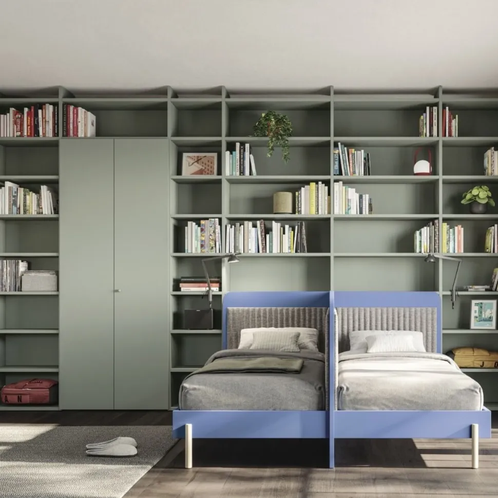 Libreria Modular 2 linea Cosmo disponibile in vari colori