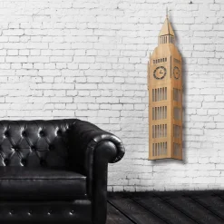 Londra Big ben - legno chiaro altezza 1,2 metri