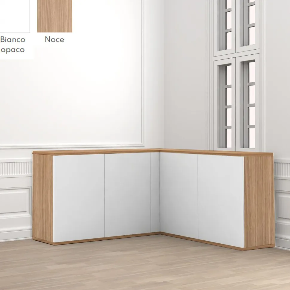 Madia ad angolo moderna 135x123 cm