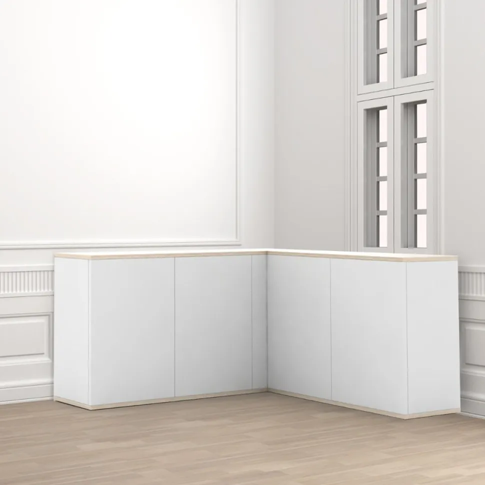 Madia ad angolo moderna 135x123 cm