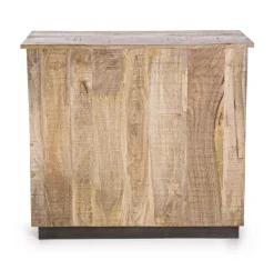 Madia 1 anta e 4 cassetti Tudor in legno di mango