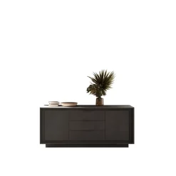 Madia 2 ante battenti e 3 cassetti linea Natural in finitura Lava