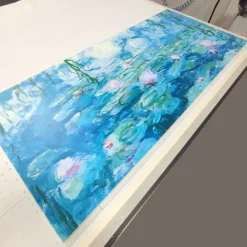 Madia 3 ante Bianco lucido con Serigrafia Monet nifee