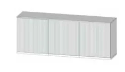 Madia 3 ante con frontali cannetè linea Contact disponibile in 3 versioni e 30 colori