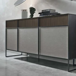 Madia 3 ante e 3 cassetti disponibile in 3 misure con Grafica e colori personalizzabili