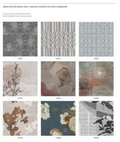 Madia 3 ante e 3 cassetti disponibile in 3 misure con Grafica e colori personalizzabili