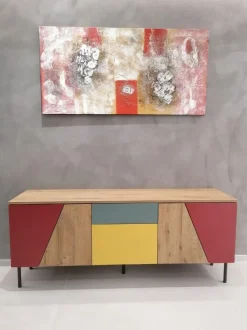 Madia 2 ante e 2 cassetti Ilary linea Contact disponibile in 30 colori