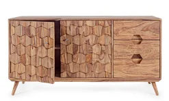 Madia 2 ante e 3 cassetti Kant in legno Sheesham