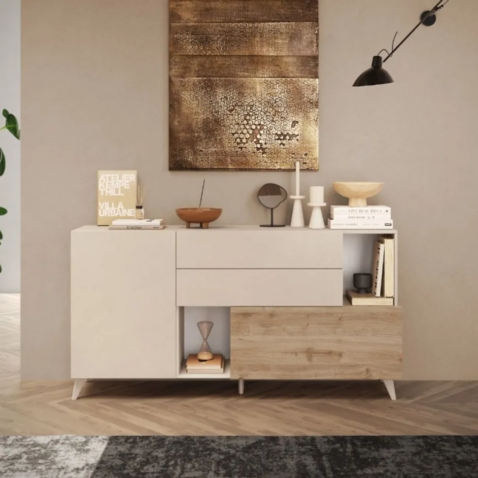 Madia 2 ante e 2 cassetti linea Odessa L 181 disponibile in 4 colori