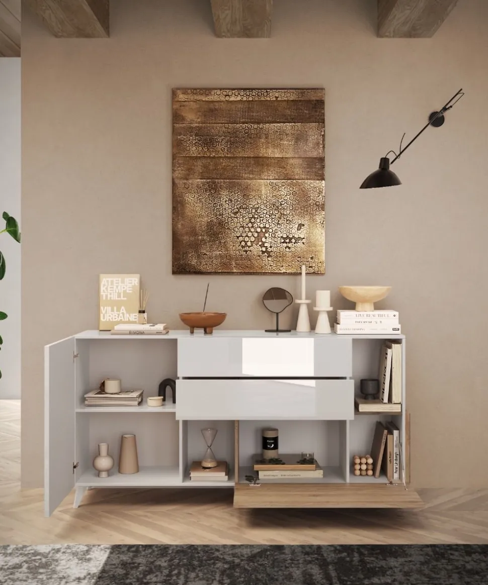 Madia 2 ante e 2 cassetti linea Odessa L 181 disponibile in 4 colori