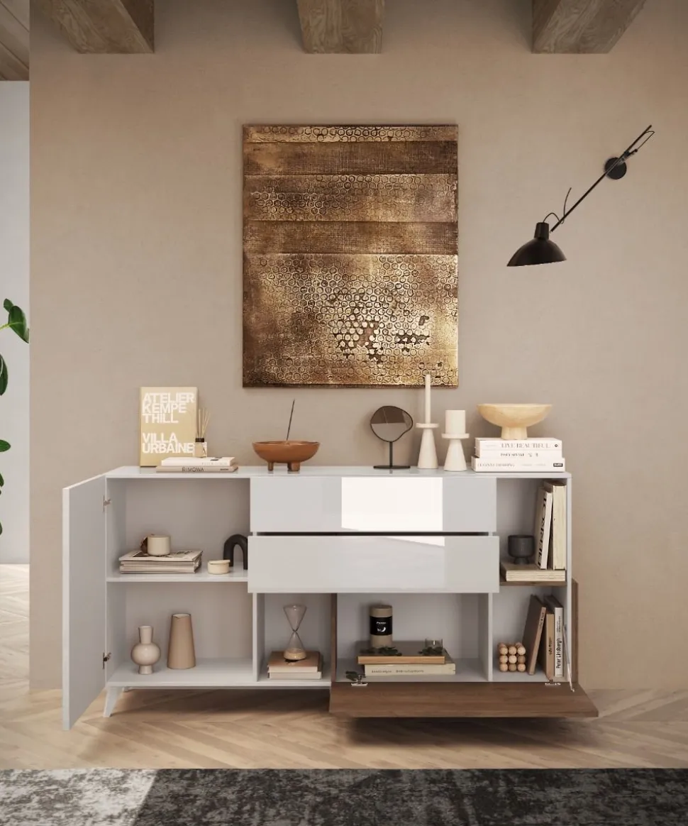 Madia 2 ante e 2 cassetti linea Odessa L 181 disponibile in 4 colori