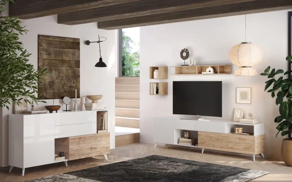 Madia 2 ante e 2 cassetti linea Odessa L 181 disponibile in 4 colori