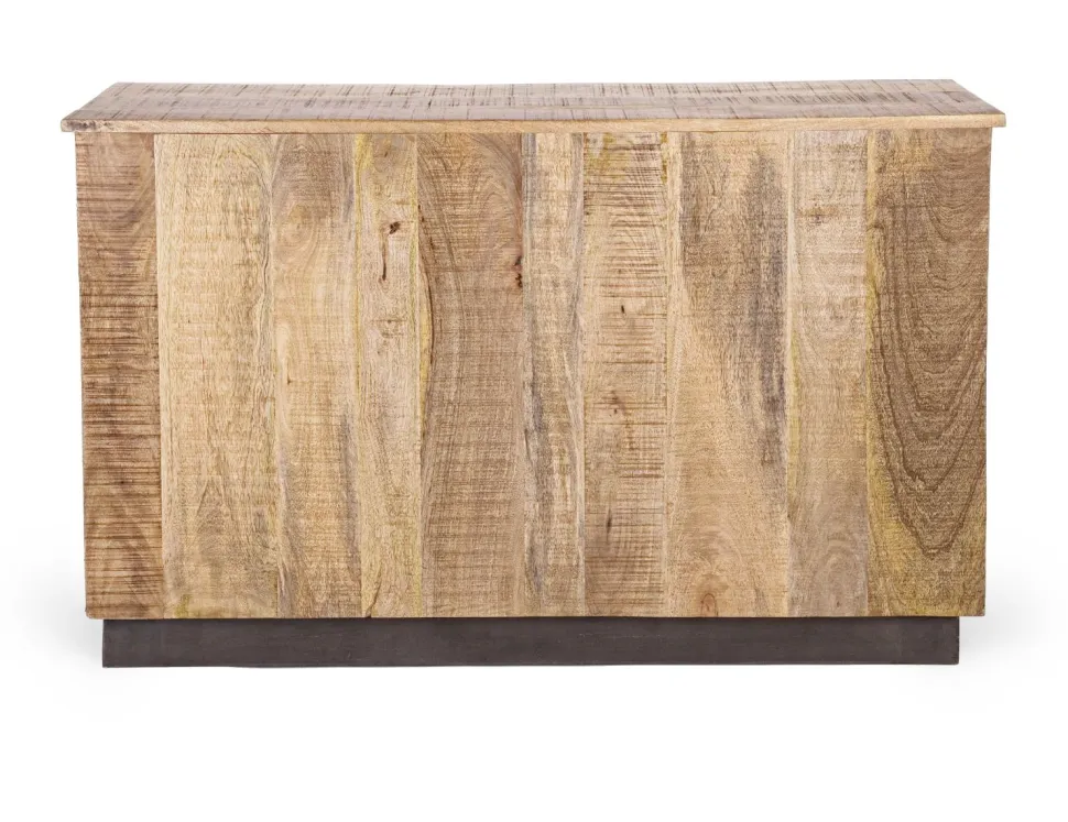 Madia 2 ante e 7 cassetti Tudor in legno di mango