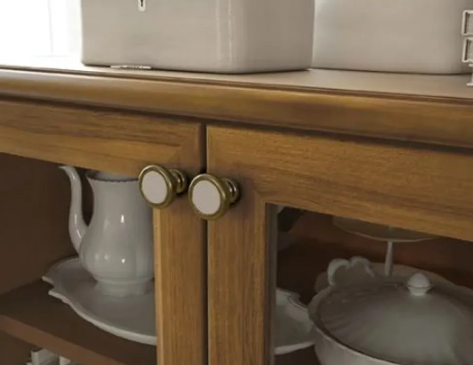 Madia 2 ante in vetro Bea linea Motivi disponibile in 2 misure e vari colori