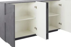 Madia 4 ante linea Rombo in finitura Ardesia