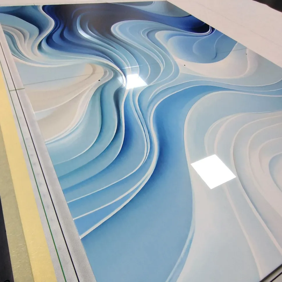 Madia 2 Ante Linea Sax in Finitura Bianca - Ante Serigrafate e Personalizzabili