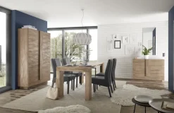 Madia 2 ante linea Sax in finitura Rovere Mercure