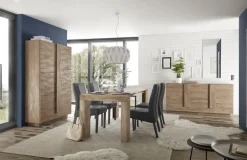 Madia 3 ante linea Sax in finitura Rovere Mercure