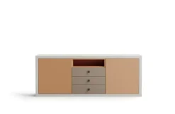 Madia 3 ante Pulp linea Contact disponibile in 2 versioni , 2 misure e 30 colori