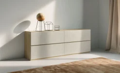 Madia 4 cassetti Evan linea Contact disponibile in 30 colori