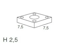 Madia di Design a 3 ante con inserto geometrico in vetro marmo senza maniglia Personalizzabile