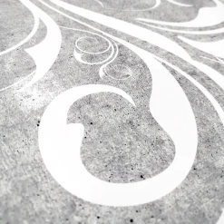 Madia HIT bianco lucido con serigrafia
