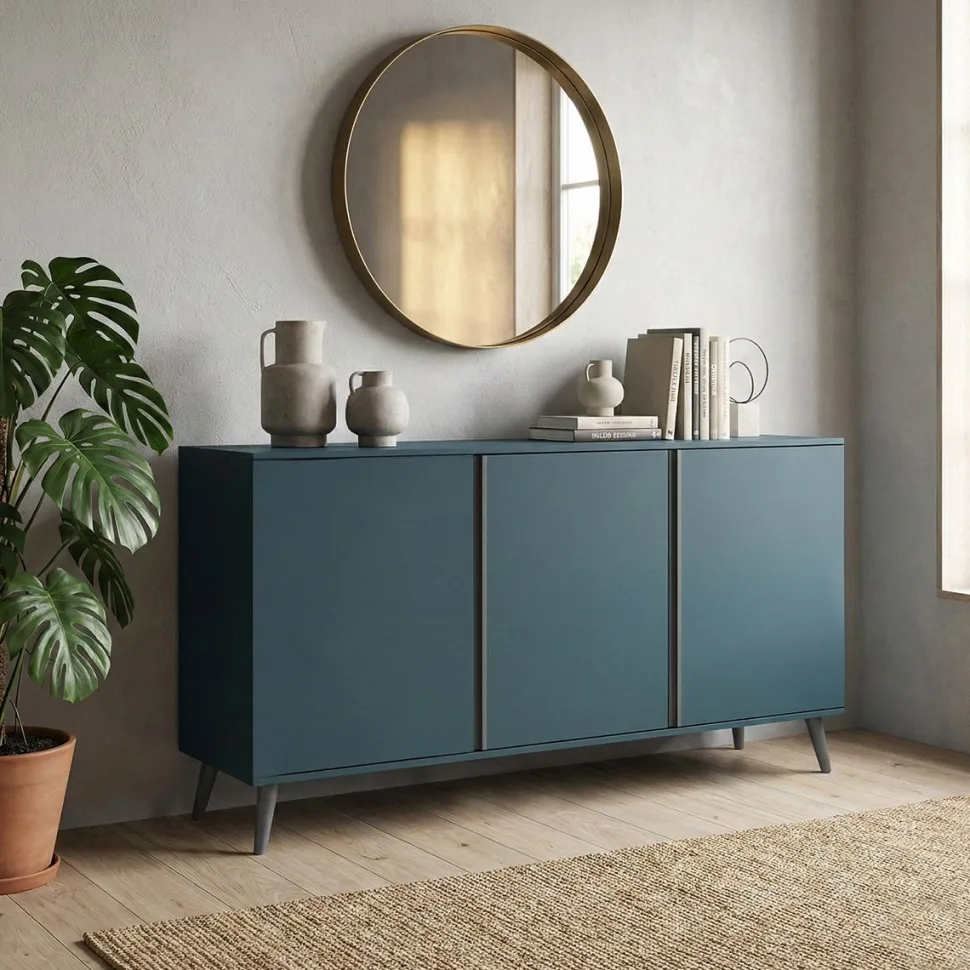 Madia linea Cosmo con maniglia a gola in alluminio disponibile in 7 misure