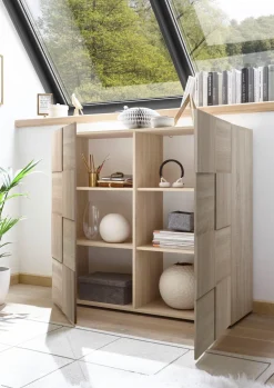 Madia linea Dama 2 ante in Rovere