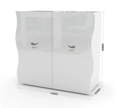 Madia linea Mia 2 ante con serigrafia a righe