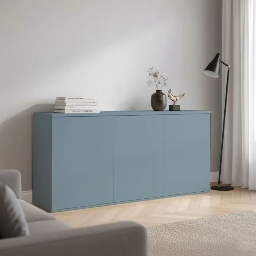 Madia moderna 3 ante Cloe Bianco opaco 15 colorazioni