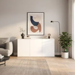 Madia moderna 3 ante Cloe Bianco opaco 15 colorazioni