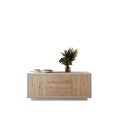 Madia moderna Rovere e Cashmere 2 ante battenti e 3 cassetti linea Eos