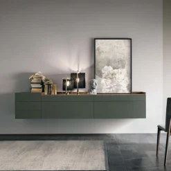 Madia sospesa 7 cassetti con top a vassoio Sir linea Nais disponibile in vari colori