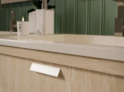 Maniglia in alluminio anodizzato opaco per mobili Palermo disponibile in 2 misure