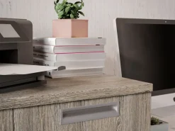 Maniglia in alluminio anodizzato opaco per mobili Bologna L190mm interasse 160mm