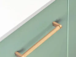 Maniglia in alluminio per mobili Bergen disponibile in 2 misure e 2 colori
