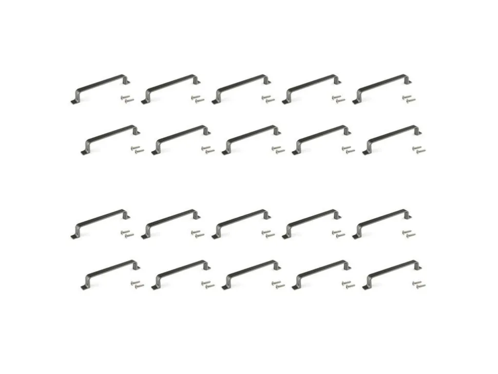 Maniglia in zama per mobili Kobe L164mm interasse 128mm