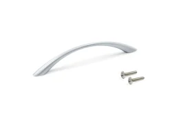 Maniglia per mobili in zama Bombay L160mm interasse 128mm disponibile in 2 colori