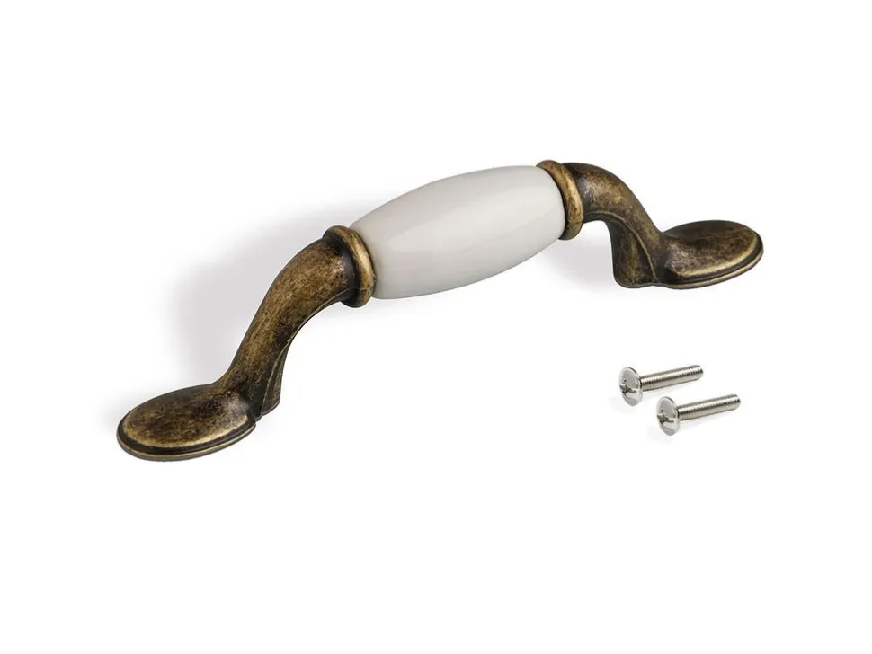Maniglia per mobili in zama Papua L127mm interasse 76mm