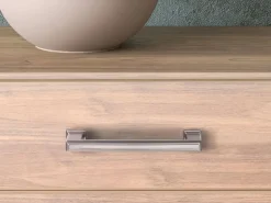 Maniglia per mobili in zama Tanger L147.5mm interasse 128mm disponibile in 2 colori