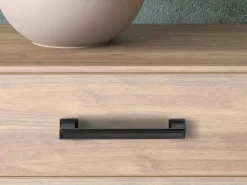 Maniglia per mobili in zama Tanger L147.5mm interasse 128mm disponibile in 2 colori