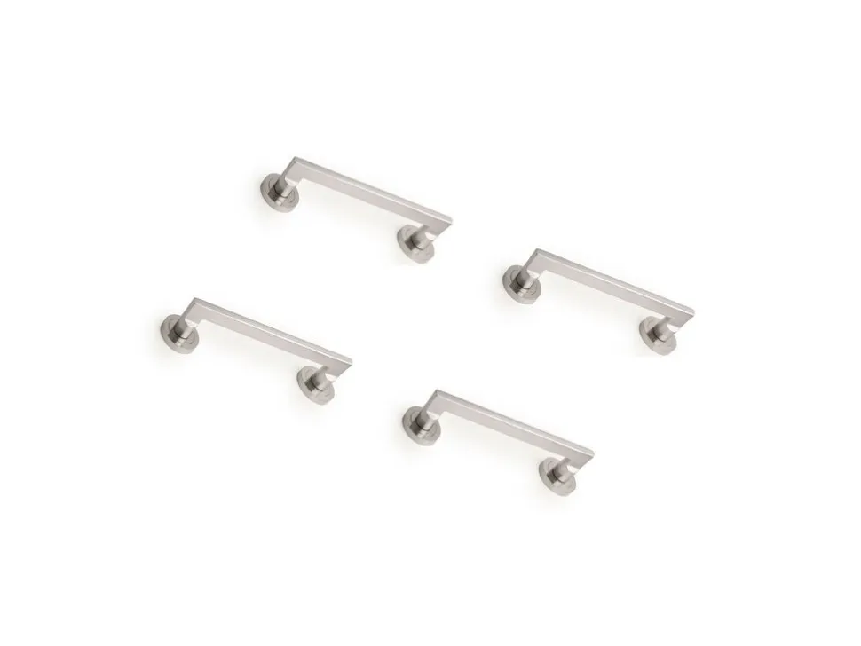 Maniglie dritte con rosette di diametro 50 mm per porte scorrevoli