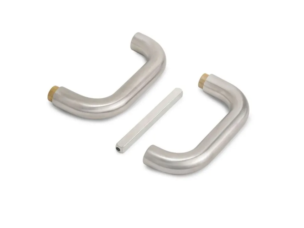 Maniglie per serrature di porte da interno in vetro Modello U disponibile in 3 colori
