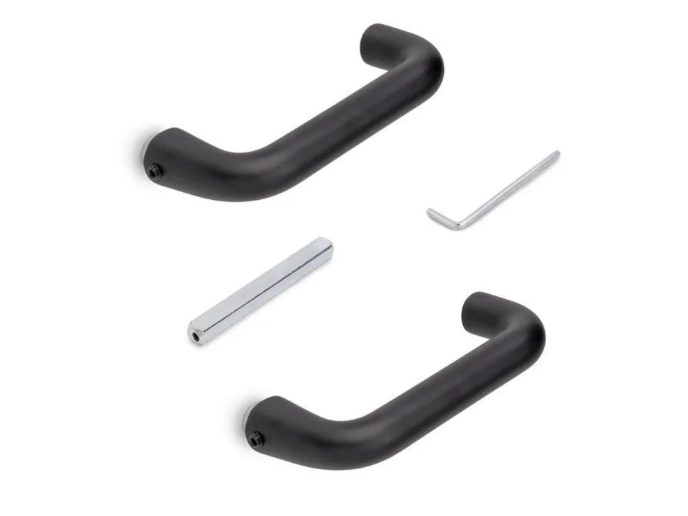 Maniglie per serrature di porte da interno in vetro Modello U disponibile in 3 colori