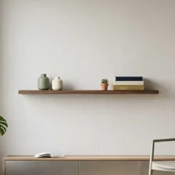 Mensola a muro di design con supporti a Scomparsa varie Misure e Colori